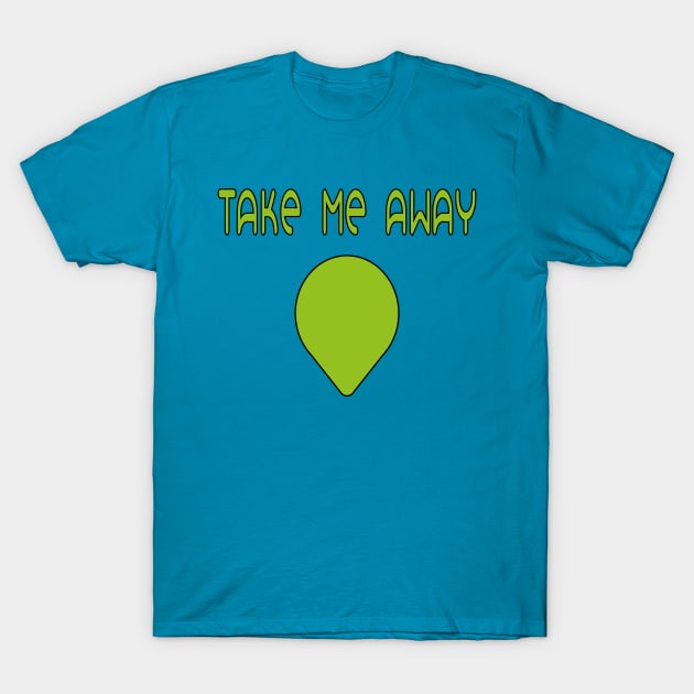 Take Me Away T-Shirt by HaldedaArts